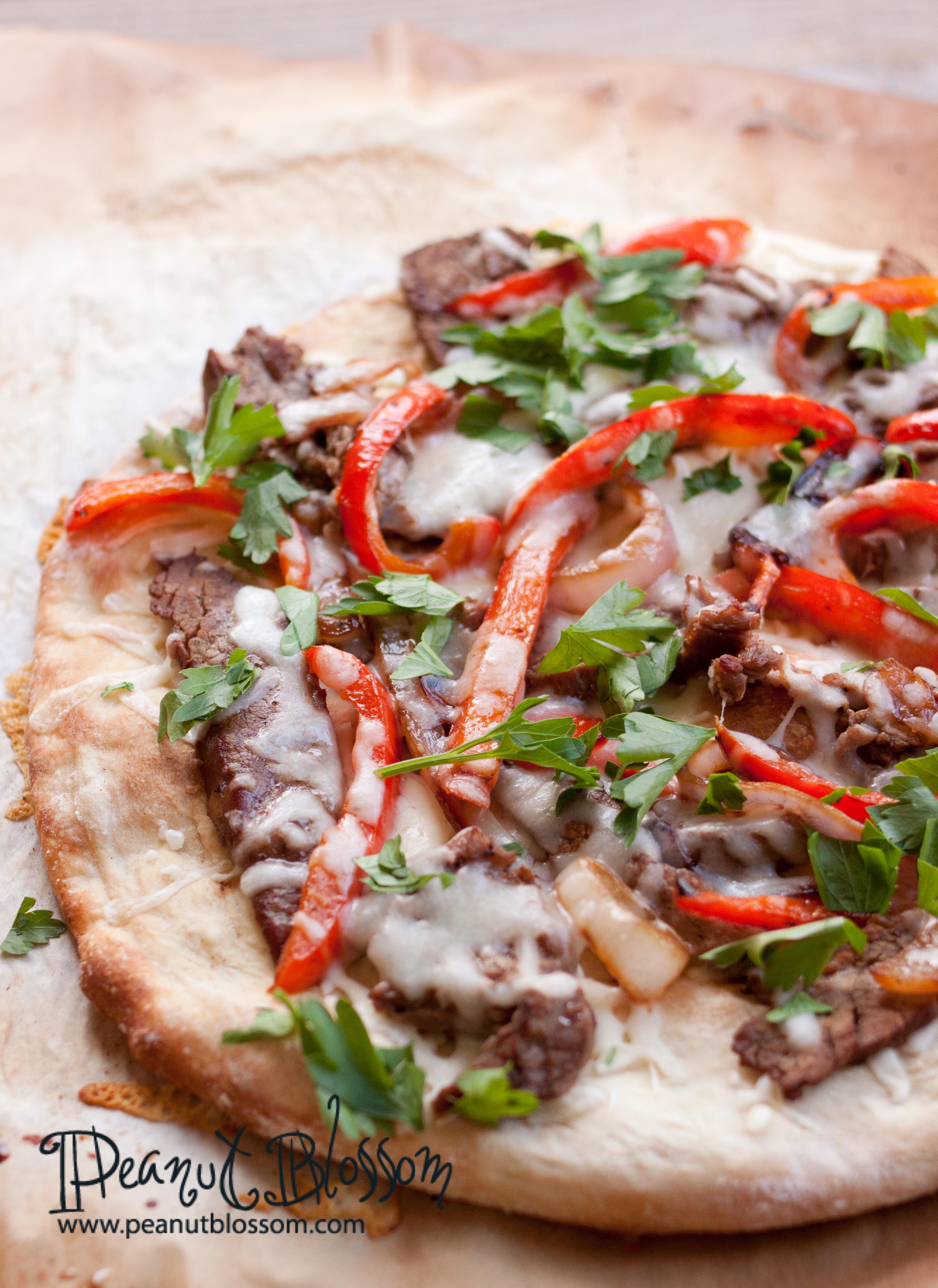 Easy Philly cheese steak pizza: with a surprising secret ingredient