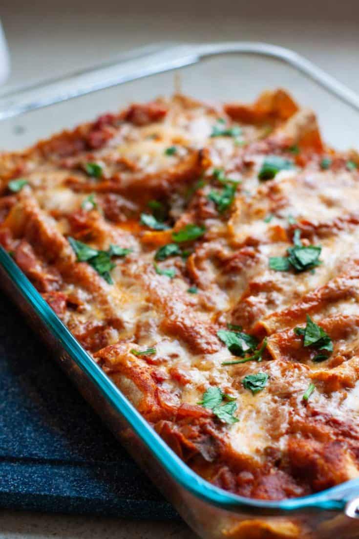 Quick-Prep Chicken Enchiladas - Peanut Blossom