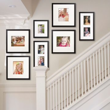 Family Photo Wall Gallery Design Tips & Inspiration - Peanut Blossom