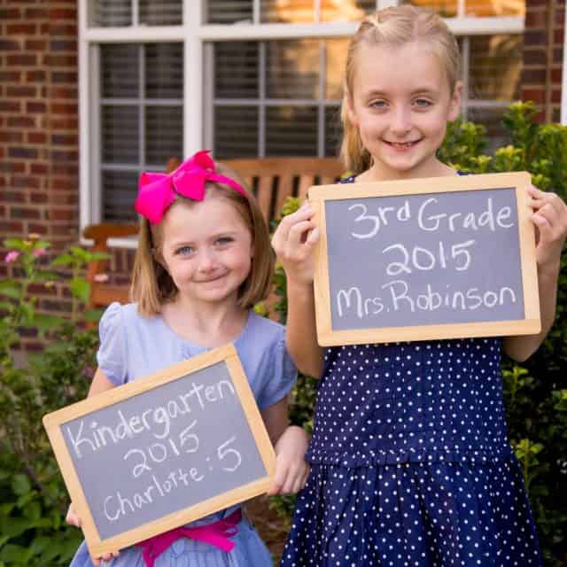 35 Back to School Photo Ideas - Peanut Blossom