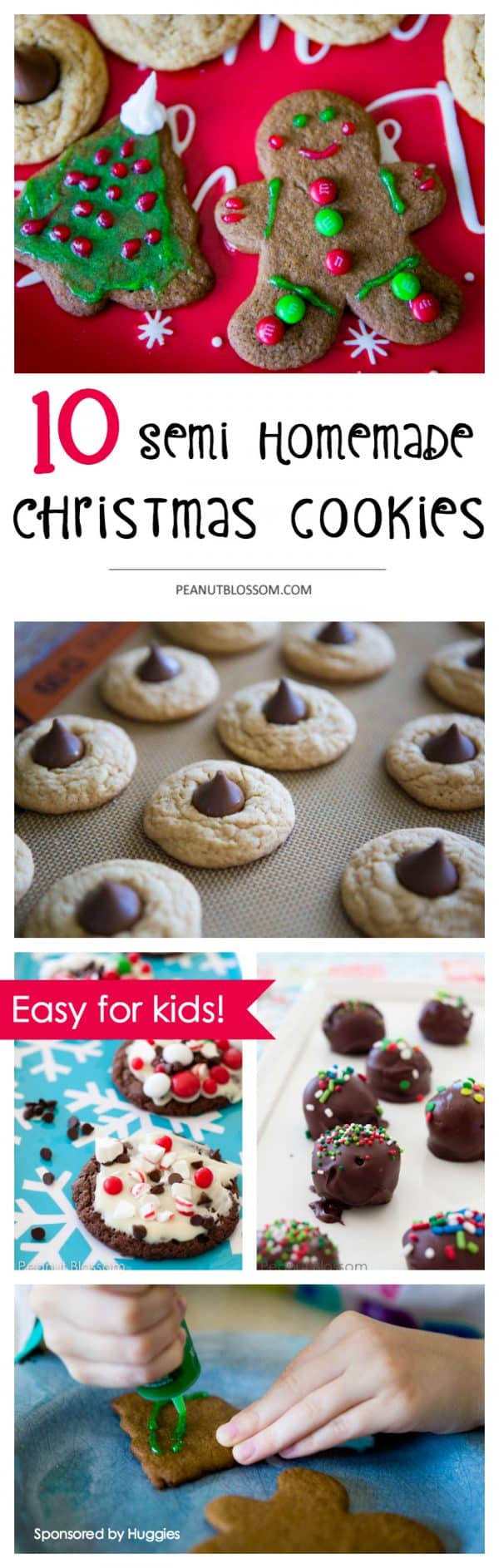 10 Kid-Friendly Christmas Cookies - Peanut Blossom