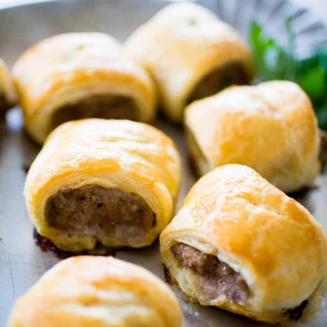 Easy Spiced Sausage Rolls - Peanut Blossom