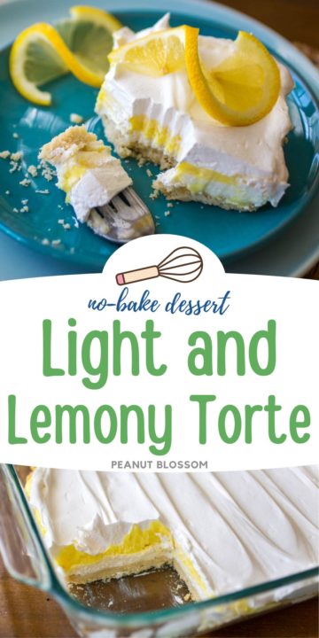 Lickety Split Lemon Torte - Peanut Blossom