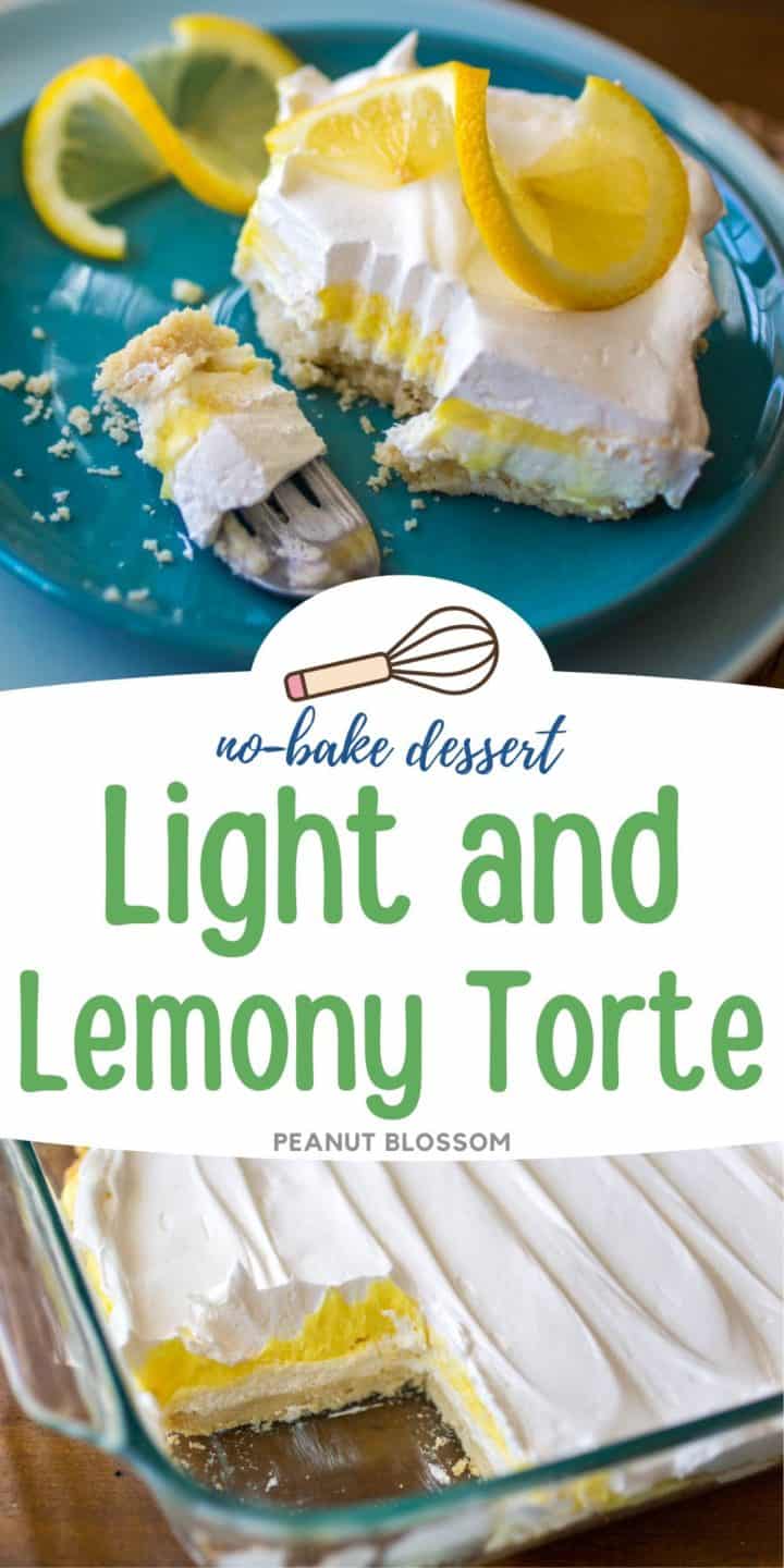 Lickety Split Lemon Torte - Peanut Blossom