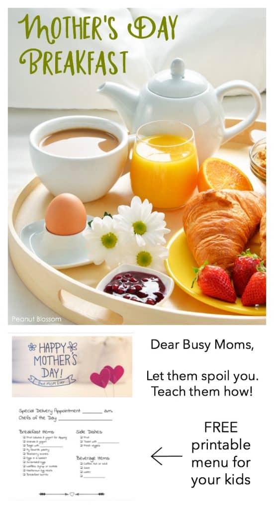 10 Mother's Day Breakfast Ideas for Kids - Peanut Blossom