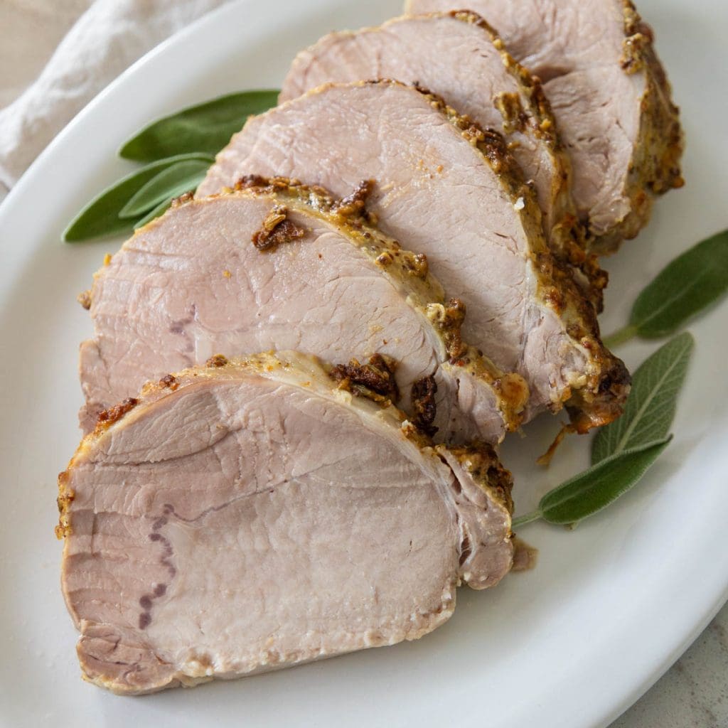 Make Ahead Oven Roasted Pork Loin - Peanut Blossom