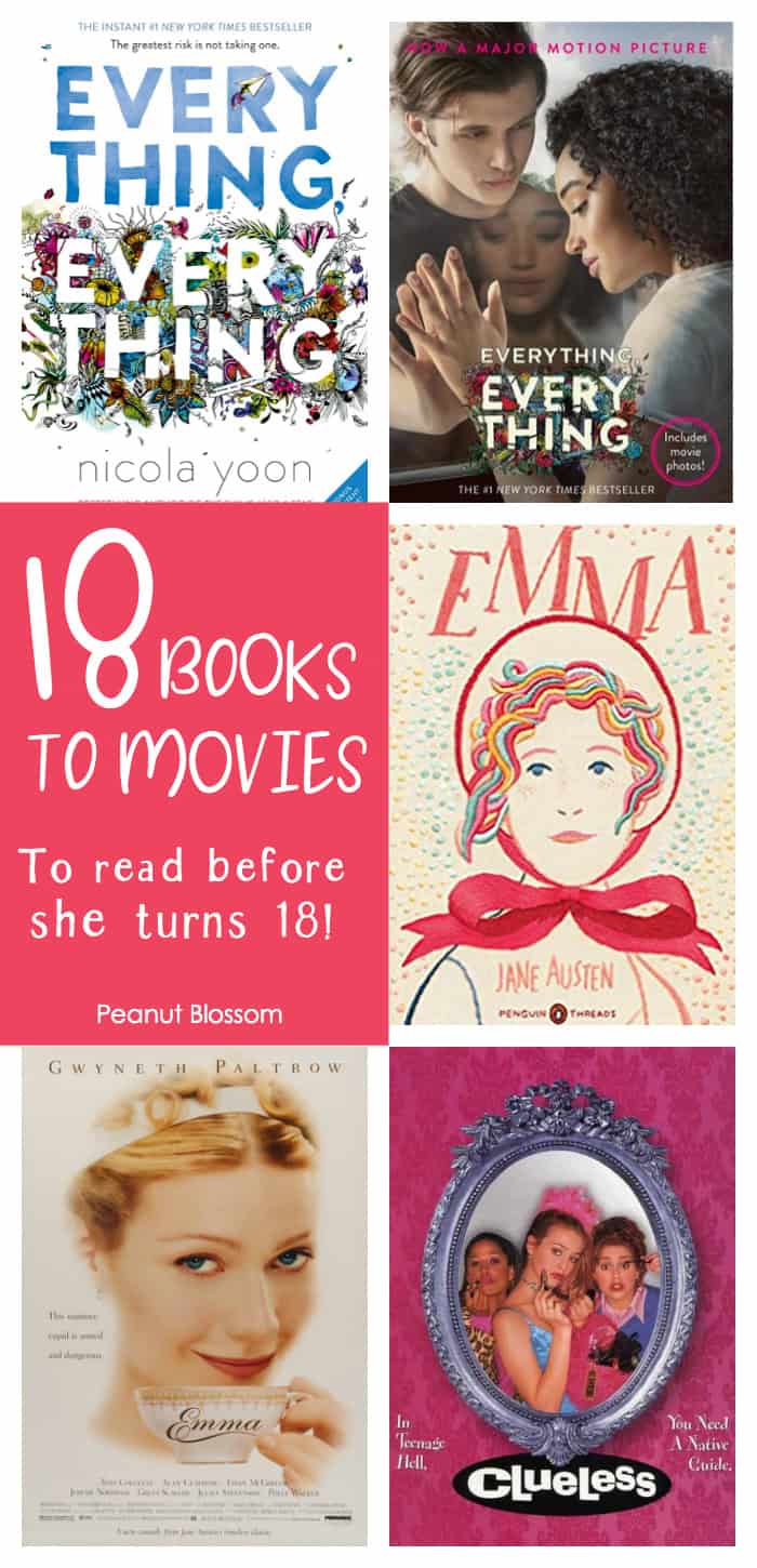 18 books to movies to read with your daughter before she turns 18.