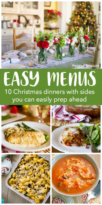 10 easy Christmas dinner menu ideas that will WOW your family - Peanut