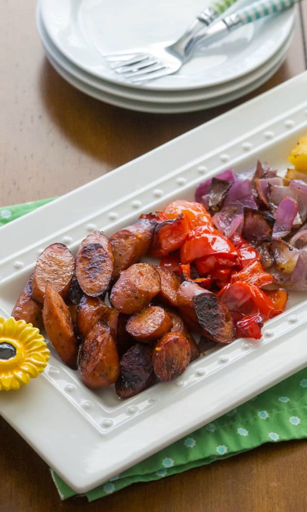 Easy Pasta with Sausage and Peppers - Peanut Blossom