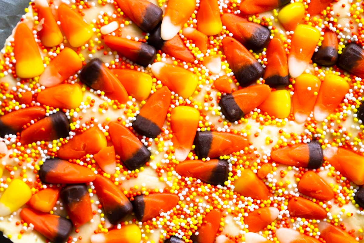 Candy Corn Halloween Treats Peanut Blossom