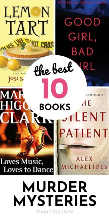 Best Murder Mystery Books for Book Club - Peanut Blossom