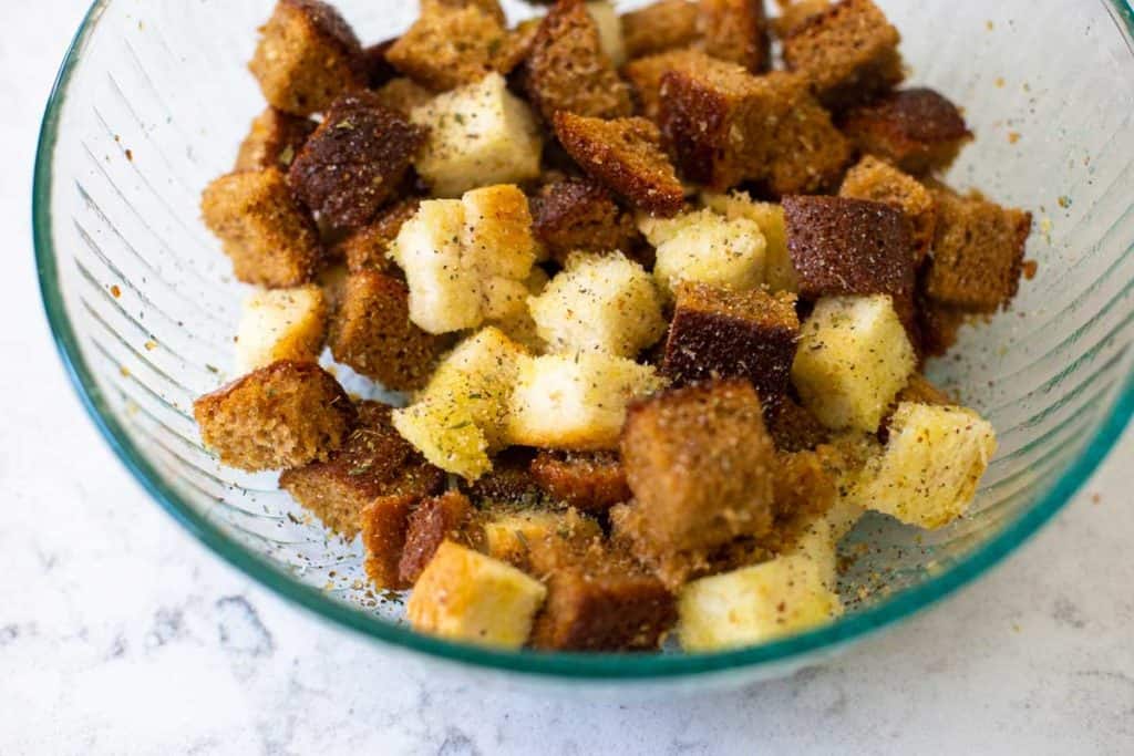 How To Make Croutons From Bread Peanut Blossom   Homemadecroutons 7 1024x683 