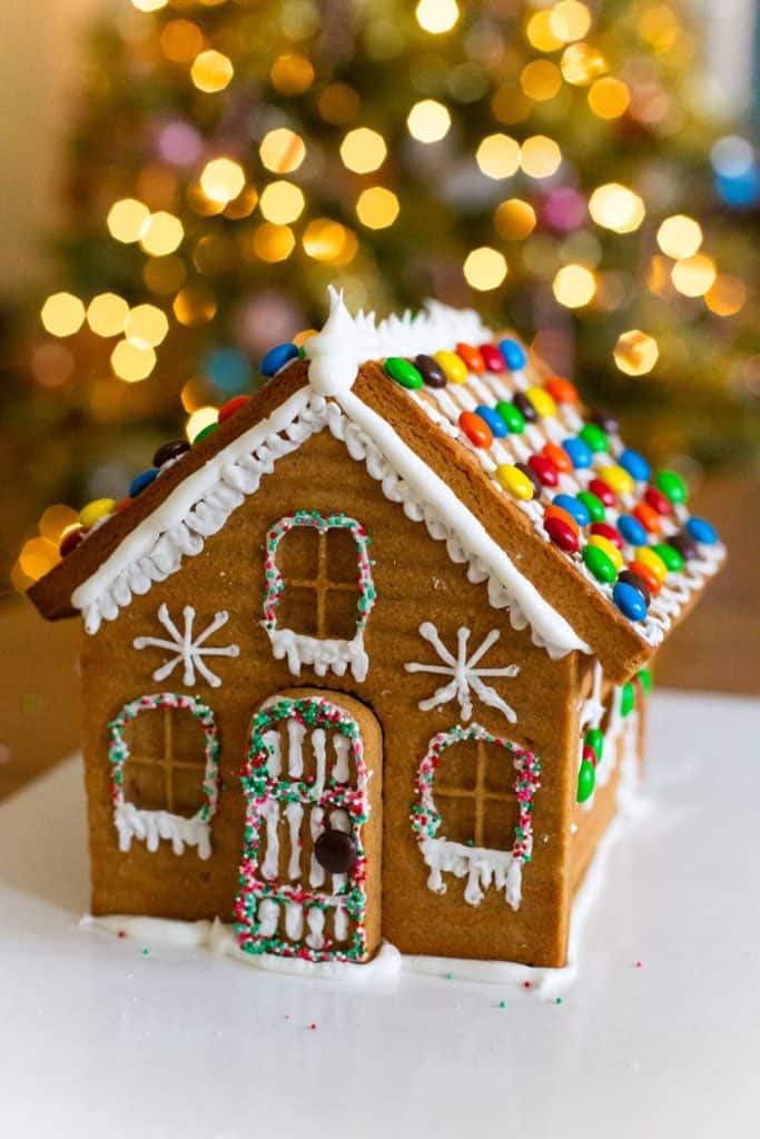 How to Make a Homemade Gingerbread House - Peanut Blossom