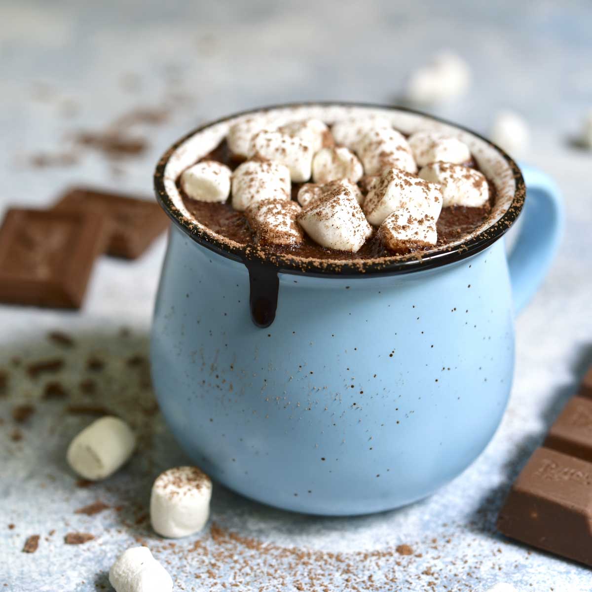 Crock Pot Hot Chocolate - Sustainable Cooks