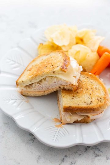 Grilled Turkey Reuben Sandwiches - Peanut Blossom