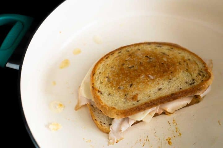 Grilled Turkey Reuben Sandwiches - Peanut Blossom