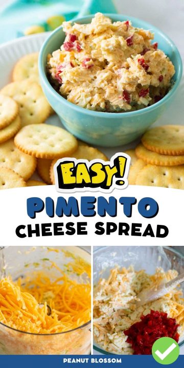 Homemade Pimento Cheese Spread - Peanut Blossom