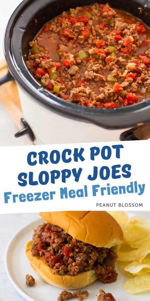 Crock Pot Sloppy Joes - Peanut Blossom