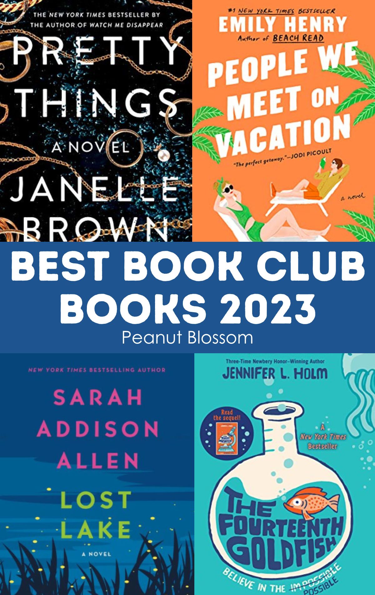 Best Book Club Picks 2023 Peanut Blossom