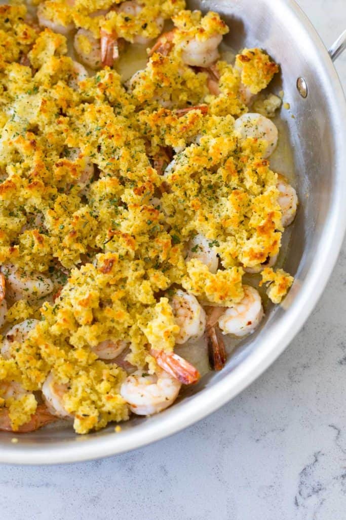 Baked Shrimp Scampi With Breadcrumbs - Peanut Blossom