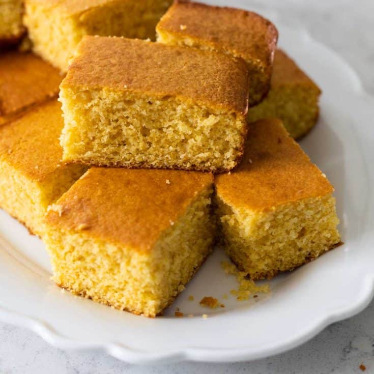 Homemade Cornbread Croutons - Peanut Blossom