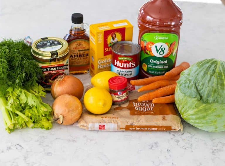 Sweet and Sour Cabbage Soup {Stovetop or Crockpot} - Peanut Blossom