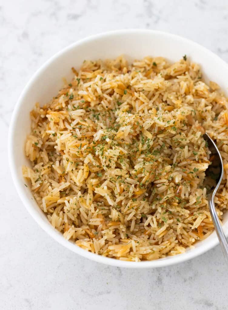 Instant Pot Rice Pilaf - Peanut Blossom