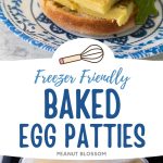 Baked Egg Patties for Sandwiches or Freezing