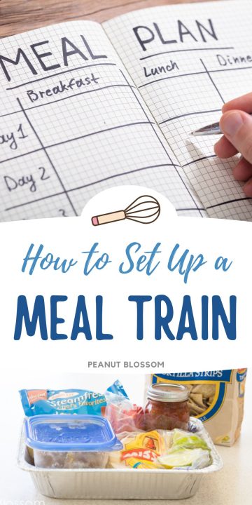 Easy Meal Train Set Up Tips for Helping Friends - Peanut Blossom