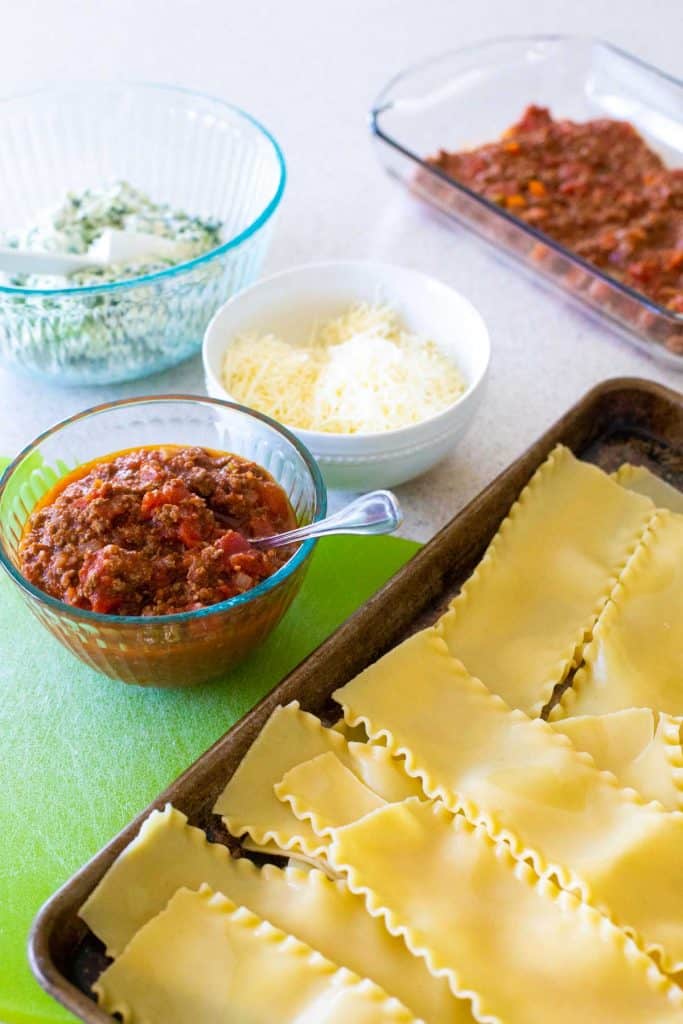 Make Ahead Lasagna Roll-Ups - Peanut Blossom