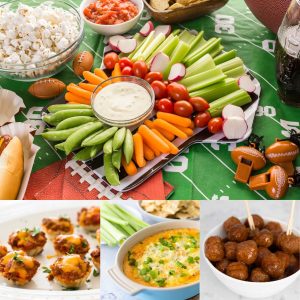 35 Easy Football Party Appetizers - Peanut Blossom