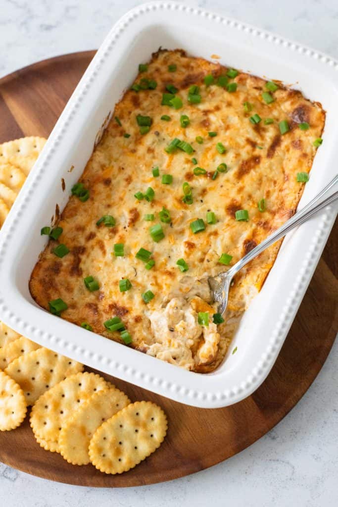 Make Ahead Hot Crab Dip - Peanut Blossom