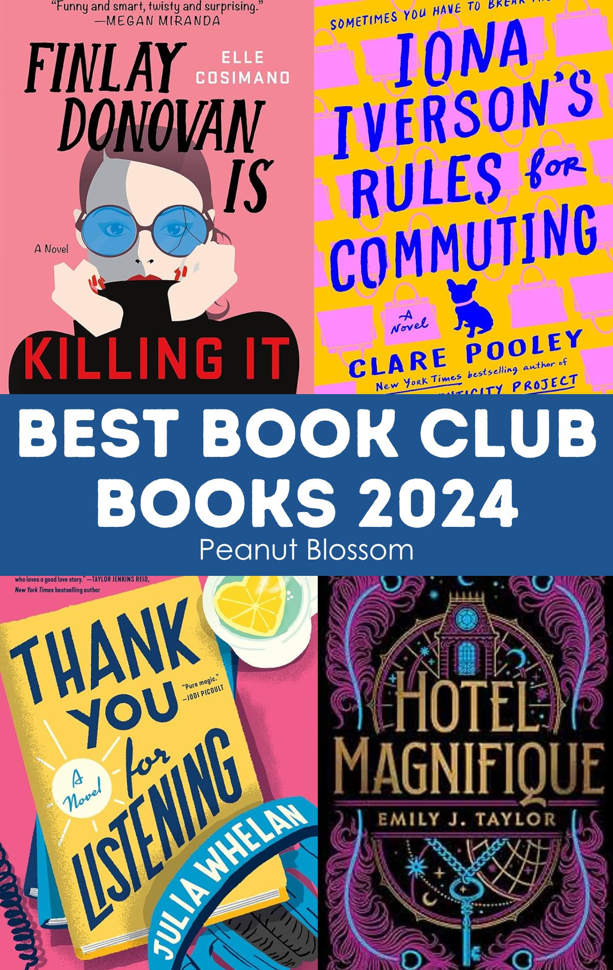 Best Book Club Picks 2024 Peanut Blossom